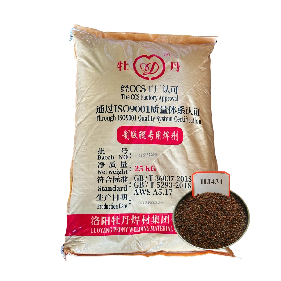 PEONY (MUDAN) HJ431 (Roll Structure Welding) Submerged Arc Welding Flux